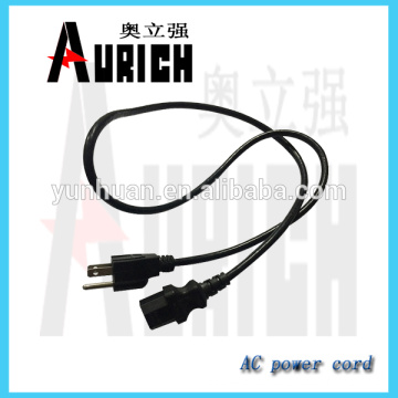 UL 125 Standrad PVC Power Plug Cables con fuente cable Schuko